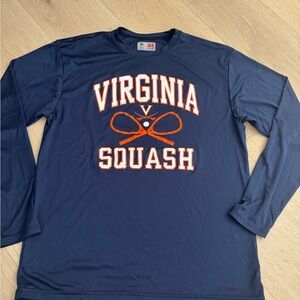 Virginia Squash Navy Long Sleeve Shirt